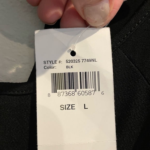 NWT Label by 5 Twelve  Wide Leg V Neck Jersey Jumpsuit Romper Black POC… - Picture 3 of 11